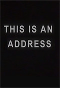 This Is An Address