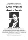Litany for Survival: The Life and Work of Audre Lorde (A)